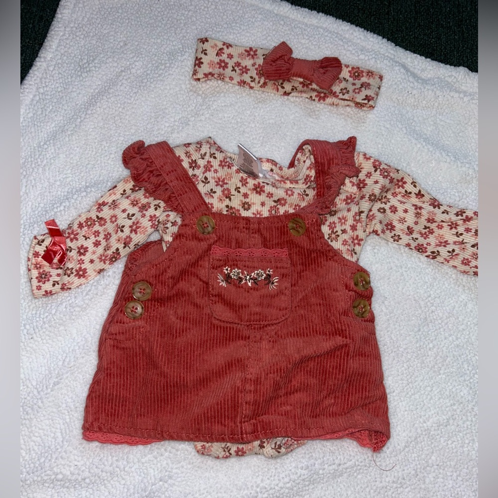 Baby matching set with head band